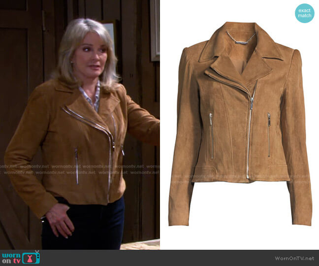 Angalie Jacket by Elie Tahari worn by Marlena Evans (Deidre Hall) on Days of our Lives