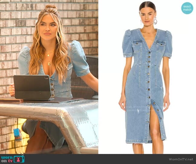 Annie Dress by Retrofete worn by Chrishell Stause  on Selling Sunset