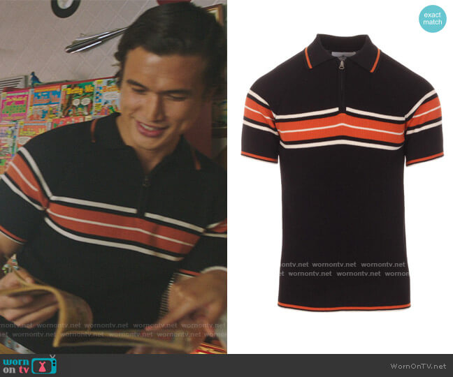 Fireball Madcap Polo by Madcap England worn by Charles Melton on Riverdale