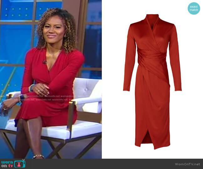 Bret Dress by RACHEL Rachel Roy worn by Janai Norman on Good Morning America