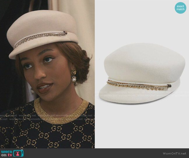 Sabrina Hat by Eugenia Kim worn by Monet de Haan (Savannah Lee Smith) on Gossip Girl