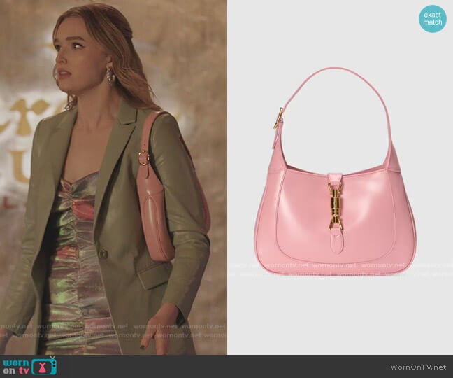 Jackie 1961 Shoulder Bag by Gucci worn by Kirby Anders (Maddison Brown) on Dynasty