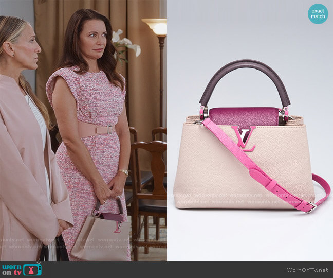 Capucines PM Bag by Louis Vuitton worn by Charlotte York (Kristin Davis) on And Just Like That