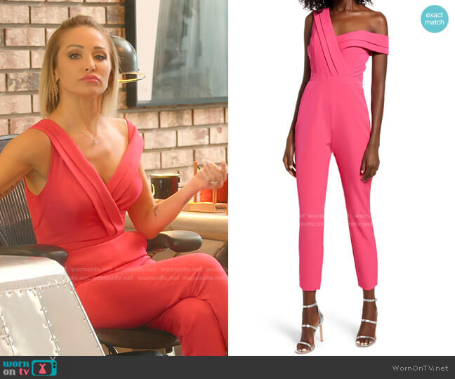 One-Shoulder Jumpsuit by Lavish Alice worn by Mary Fitzgerald  on Selling Sunset