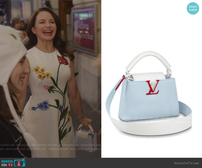 Capucines Mini Bag by Louis Vuitton worn by Charlotte York (Kristin Davis) on And Just Like That
