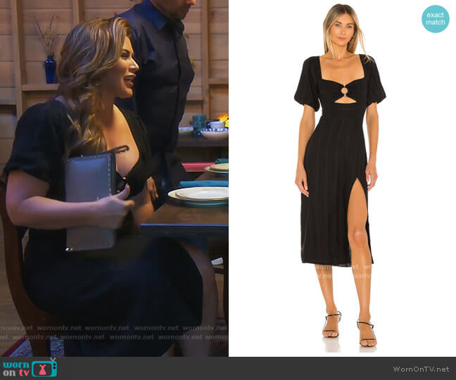 Sienna Dress by L*Space worn by Emily Simpson  on The Real Housewives of Orange County