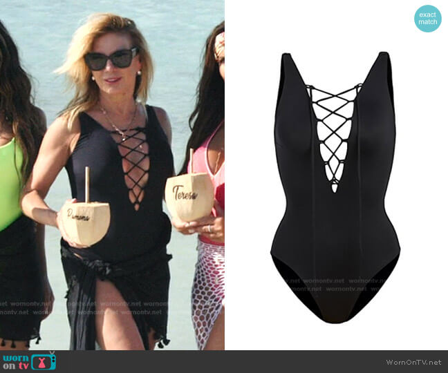 Vegas CR Swimsuit by Melissa Odabash worn by Ramona Singer on The Real Housewives Ultimate Girls Trip