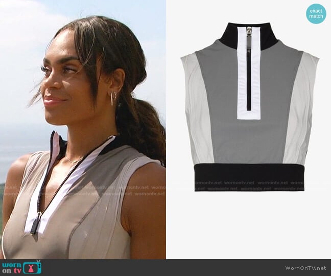 Colour Block Crop Top by No Ka' Oi  worn by Michelle Young on The Bachelorette