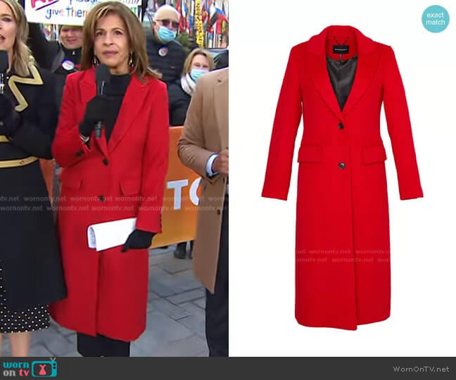 WornOnTV: Hoda’s red coat on Today | Hoda Kotb | Clothes and Wardrobe ...