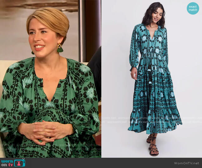 Riviera Maxi Dress by Omika worn by Erin Napier on The Drew Barrymore Show
