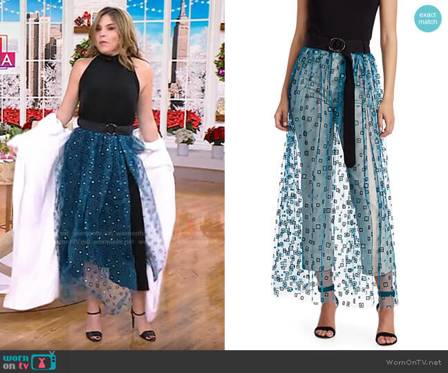 Fetes Frame Long Tulle Skirt by Rachel Comey worn by Jenna Bush Hager  on Today