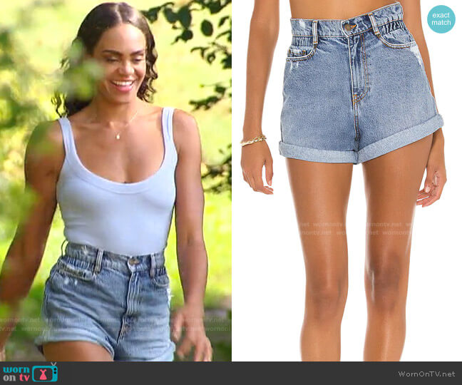 Haisley Short by Retrofete worn by Michelle Young  on The Bachelorette