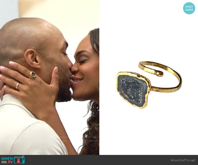 Larissa Ring by Robyn Rhodes worn by Michelle Young  on The Bachelorette