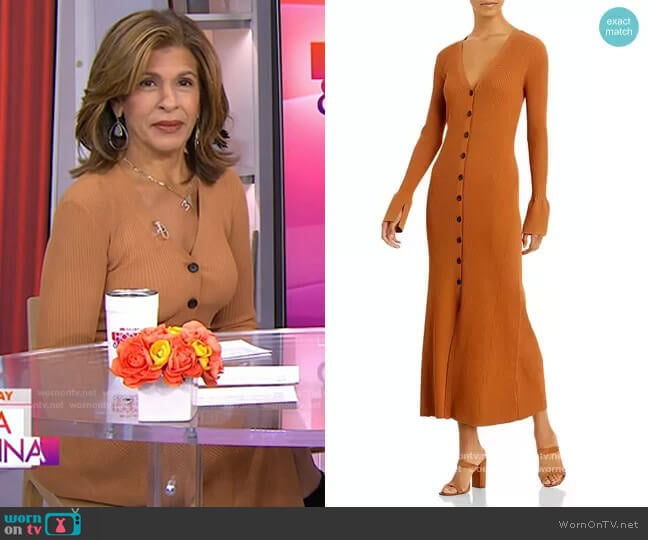 Tamara Sweater Midi Dress by A.L.C. worn by Hoda Kotb on Today