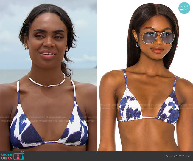 Cooper Bikini Top by WeWoreWhat worn by Michelle Young on The Bachelorette