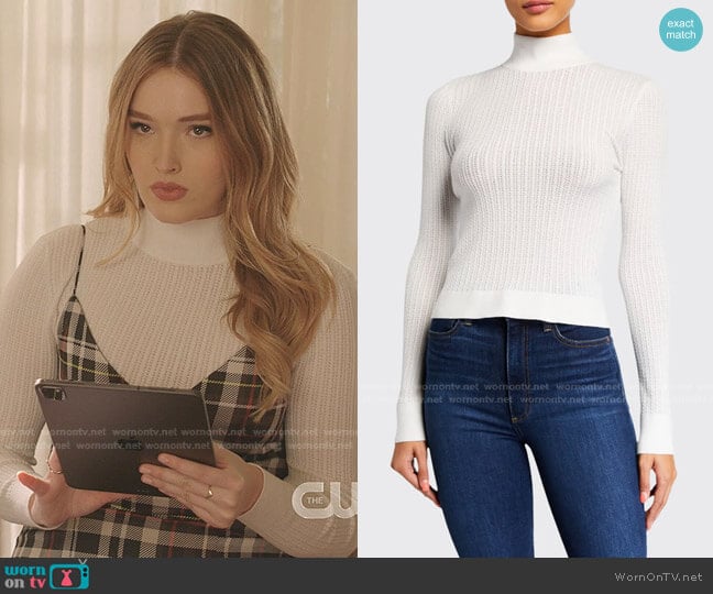 Lanie Sweater by Alice + Olivia worn by Kirby Anders (Maddison Brown) on Dynasty