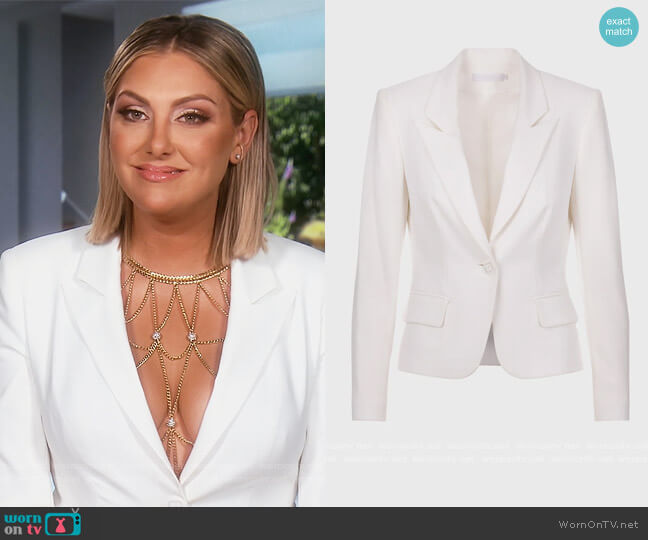 Lido Blazer by Anne Fontaine worn by Gina Kirschenheiter  on The Real Housewives of Orange County