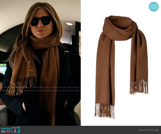 Aqvarossa Vicuna Scarf worn by Alex Levy (Jennifer Aniston) on The Morning Show