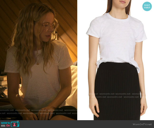 ATM Anthony Thomas Melillo Schoolboy Cotton Crewneck T-Shirt worn by Beth Burgess (Kate Beckinsale) on Guilty Party