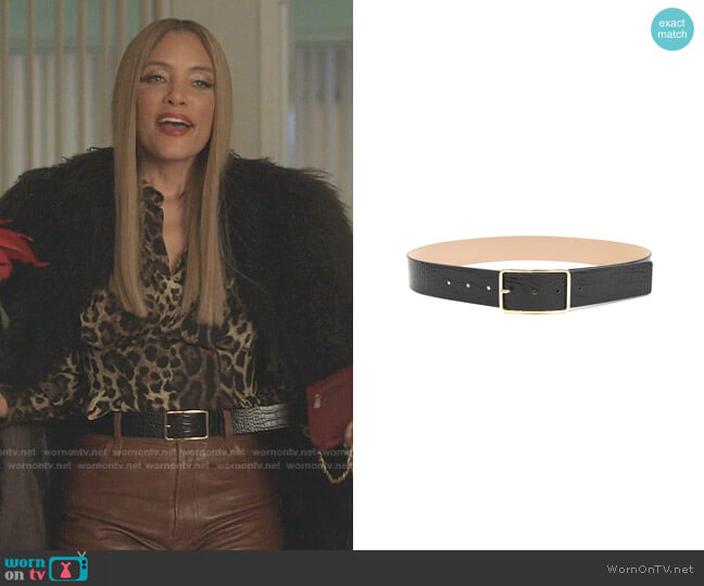 Milla Croco Leather Belt by B-Low The Belt worn by Dominique Deveraux (Michael Michele) on Dynasty
