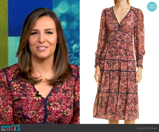 Gigi Dress by Ba&Sh worn by Mary Bruce  on Good Morning America