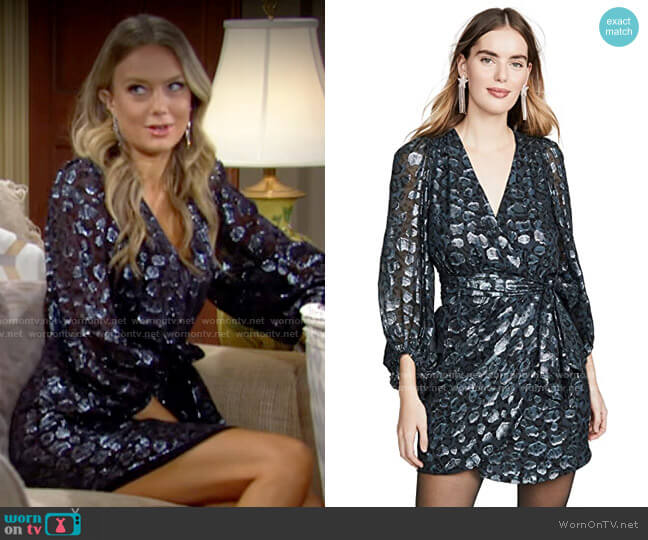 ba&sh Ginger Dress worn by Abby Newman (Melissa Ordway) on The Young & the Restless