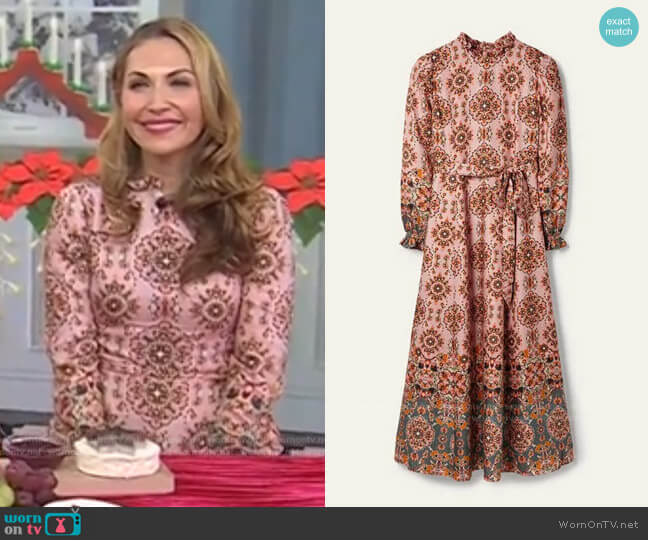 Mariam Dress by Boden worn by Lori Bergamotto  on Today