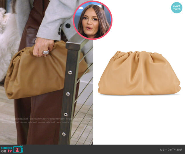The Pouch by Bottega Veneta worn by Lisa Barlow  on The Real Housewives of Salt Lake City