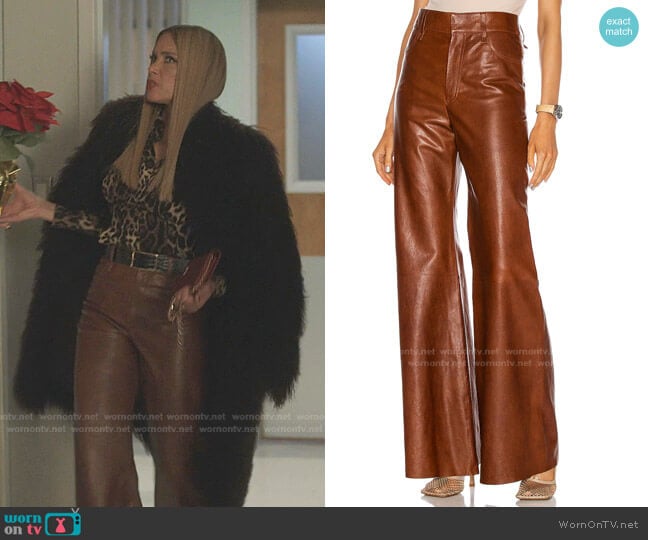 Leather Pant by Chloe worn by Dominique Deveraux (Michael Michele) on Dynasty