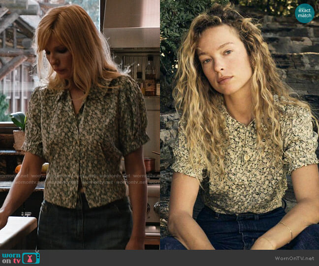 Doen Blythe Top in Pomme et Poire  worn by Beth Dutton (Kelly Reilly) on Yellowstone