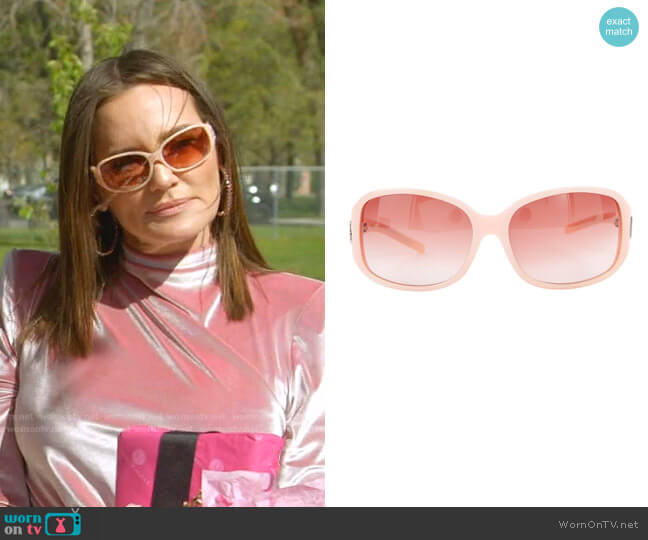 Rhinestone Sunglasses by Dolce & Gabbana worn by Meredith Marks  on The Real Housewives of Salt Lake City