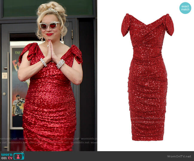WornOnTV: Tiffany's red sequin dress on Chucky | Clothes and Wardrobe from  TV