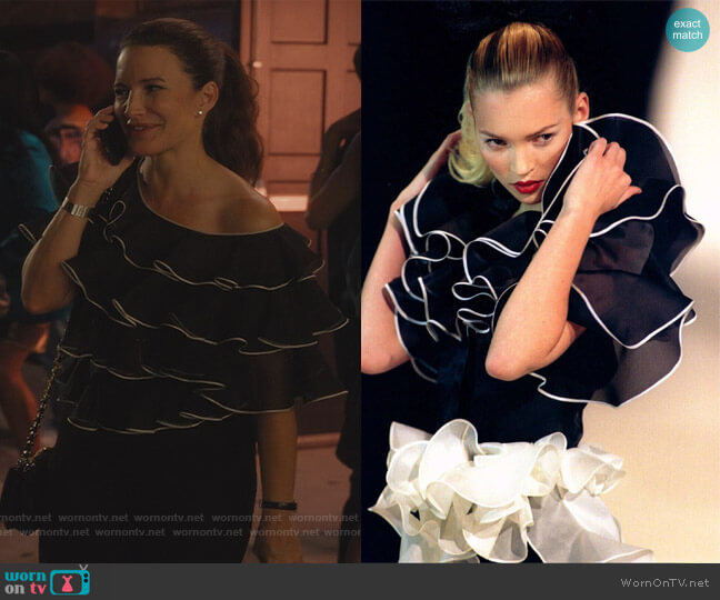 1996 Vintage Top by Gucci worn by Charlotte York (Kristin Davis) on And Just Like That