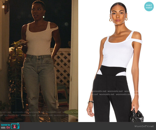 Lucia Top by Kendra Duplantier worn by Molly Carter (Yvonne Orji) on Insecure