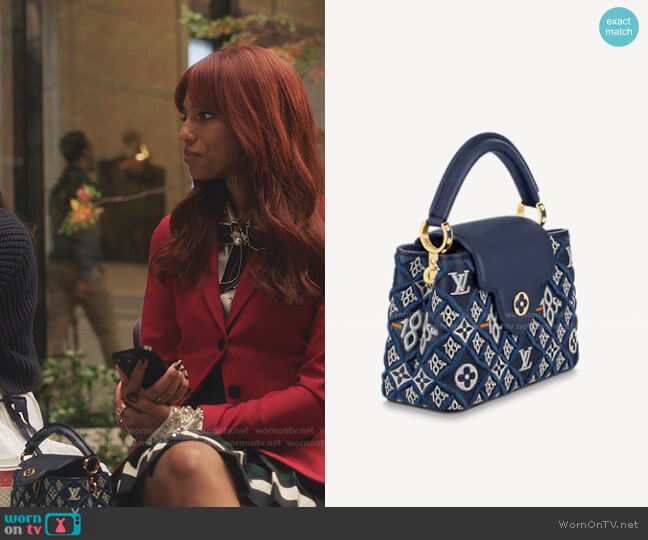 Since 1854 Capucines Mini Bag by Louis Vuitton worn by Monet de Haan (Savannah Lee Smith) on Gossip Girl