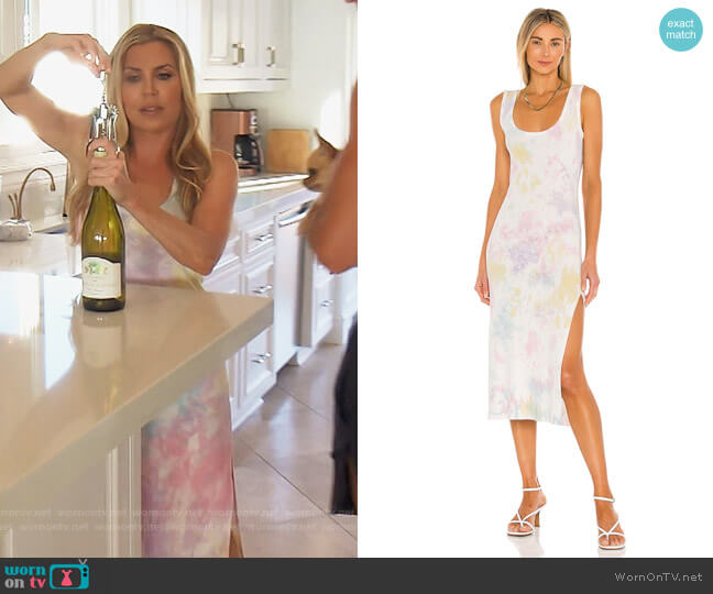 Citra Midi Dress by LoveShackFancy worn by Dr. Jen Armstrong  on The Real Housewives of Orange County