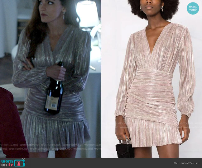 Maje Runny Dress worn by Allegra Garcia (Kayla Compton) on The Flash