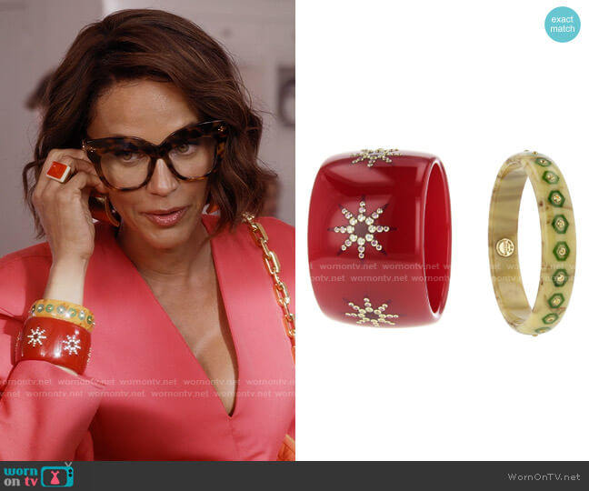 Mark Davis Aster and Cece Bangles worn by Lisa Todd Wexley (Nicole Ari Parker) on And Just Like That