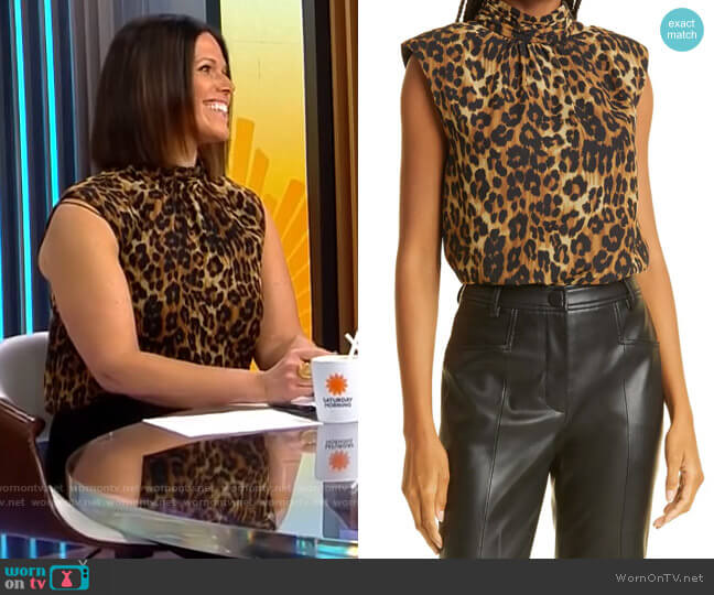 Milly Rori Top worn by Dana Jacobson on CBS Mornings