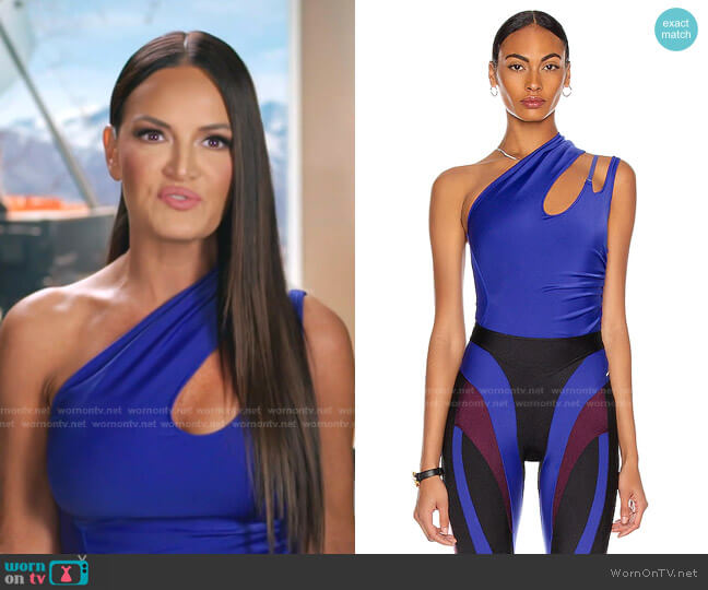 Cutout Bodysuit by Mugler worn by Lisa Barlow  on The Real Housewives of Salt Lake City