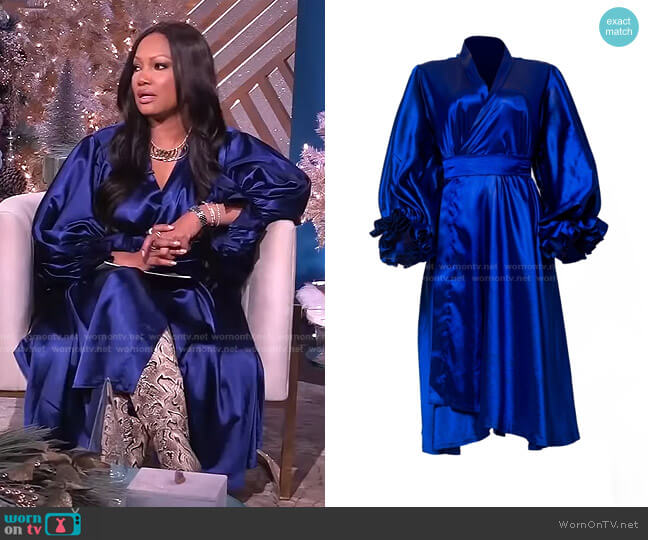 Laila Dress by Myra worn by Garcelle Beauvais  on The Real