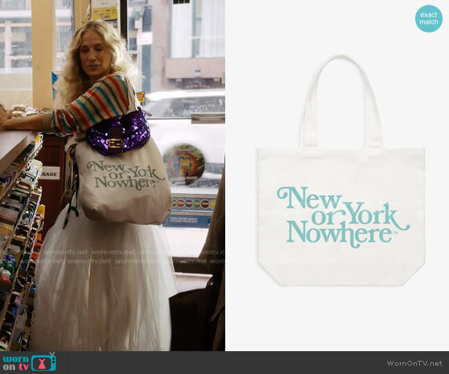 NYON Ludlow Market Tote worn by Carrie Bradshaw (Sarah Jessica Parker) on And Just Like That