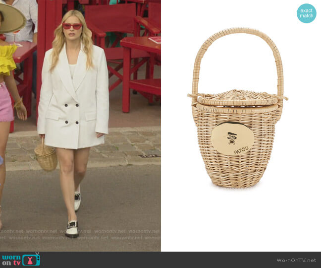 Bucket Bag by Patou worn by Camille (Camille Razat) on Emily in Paris