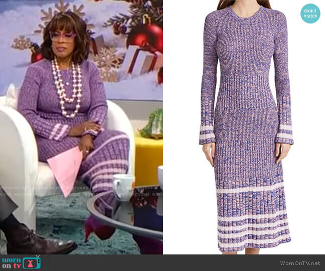 Rachel Comey Carrera Dress worn by Gayle King  on CBS Mornings
