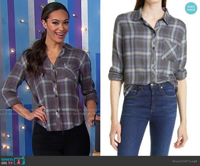 Rails Hunter Shirt worn by Alexis Gaube on The Price is Right