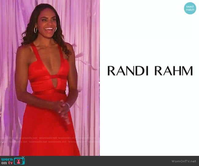 Custom designed by costume designer Randi Rahm worn by Michelle Young on The Bachelorette