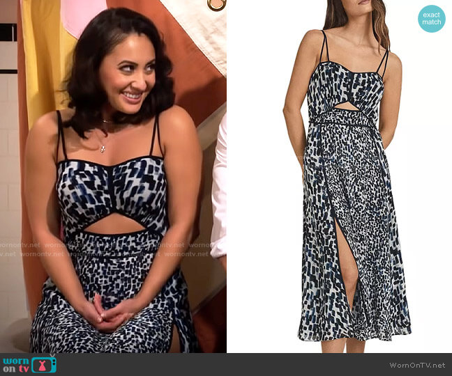 Reiss Nerissa Dress worn by Valentina (Francia Raisa) on How I Met Your Father