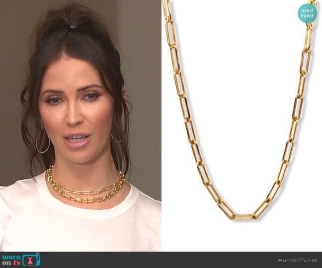 No-Regrets Necklace by Robyn Rhodes worn by Kaitlyn Bristowe  on The Bachelorette