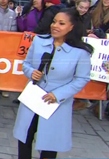 Sheinelle’s blue coat on Today