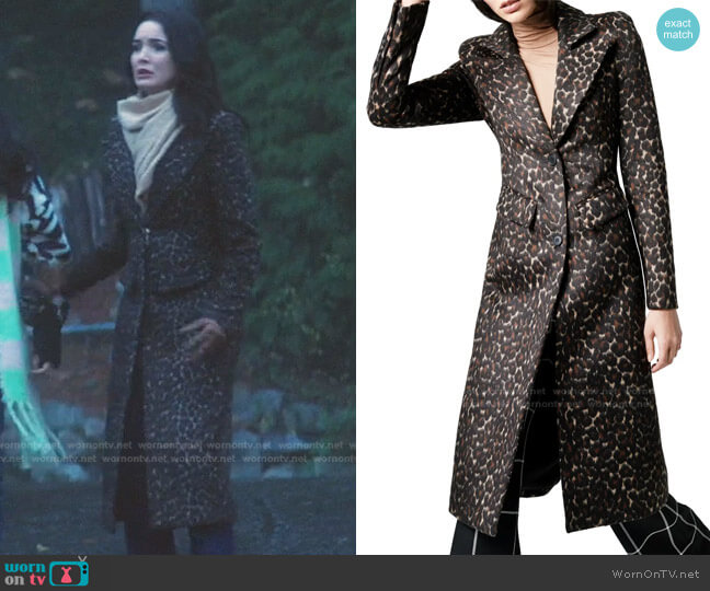 Brando Coat by Smythe worn by Bess (Maddison Jaizani) on Nancy Drew